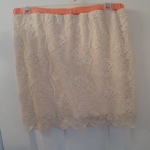 Free Spirit Lace Mini Skirt